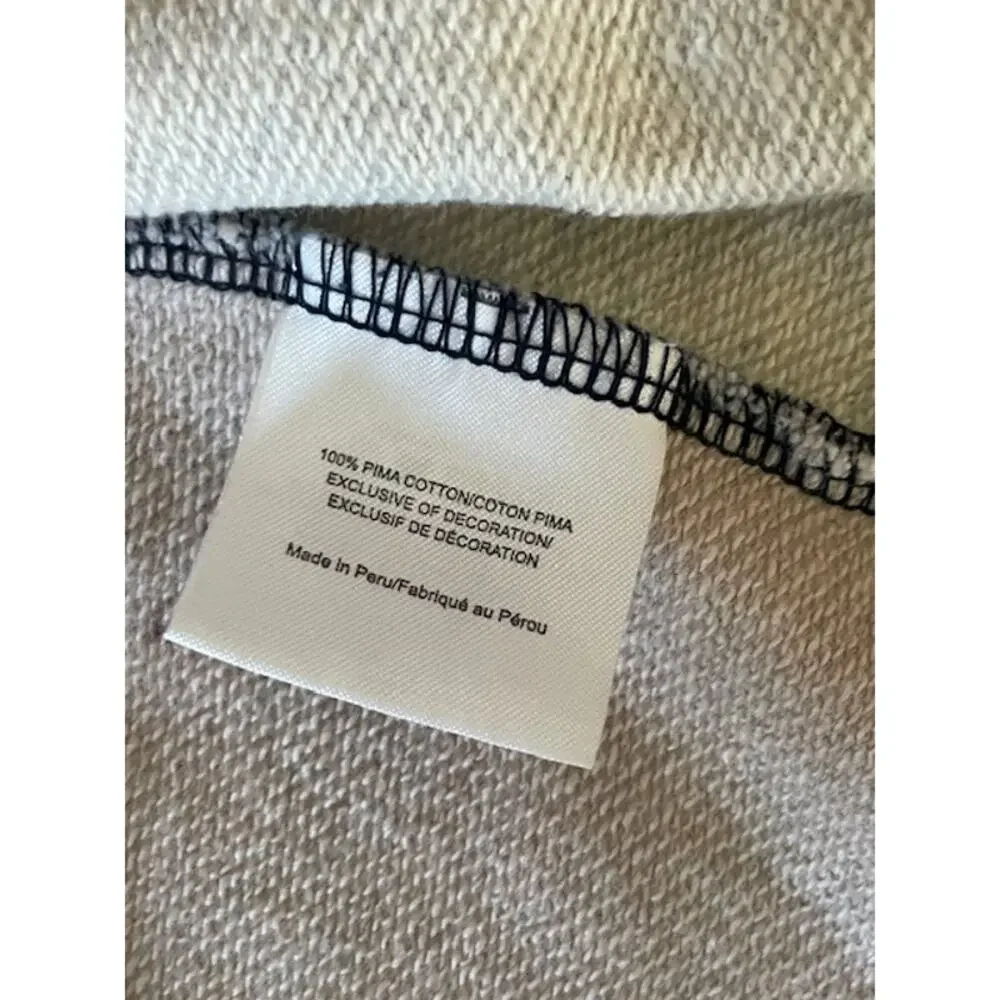 Tory Burch Mixed Print Sweatshirt Small Boho Medallion French Terry Top